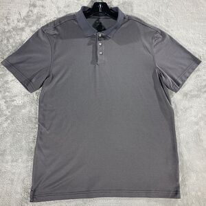 Member's Mark Luxe Polo Shirt Mens‎ Large Gray Light Weight Golf